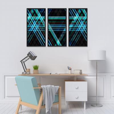 ABSTRACTO LINEAS (TRIPTICO)